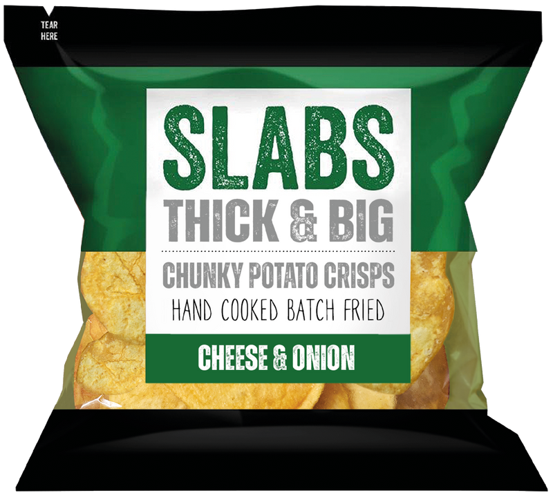 SLABS CHEESE & ONION 80g (2.8oz) big bag
