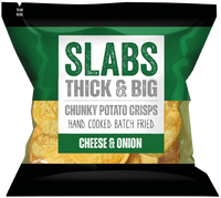 SLABS CHEESE & ONION 80g (2.8oz) box of 14 bags