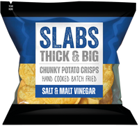 SLABS SALT & MALT VINEGAR 80g (2.8oz) box of 14 bags