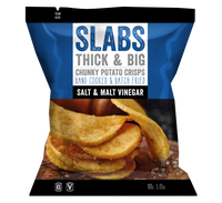 SLABS SALT & MALT VINEGAR 160g (5.6oz) huge sharing bag