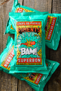 Superbon Chips Pimento 135g (4.8oz) sharing bags