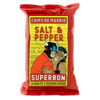 Superbon Chips Salt & Pepper 45g (1.6oz) single serve bag