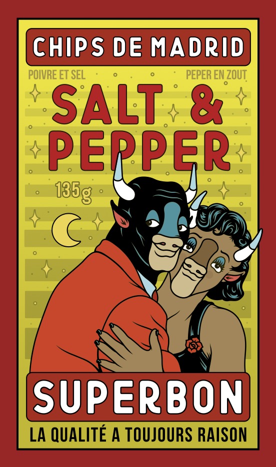 Superbon Chips Salt & Pepper 135g (4.8oz) sharing bag