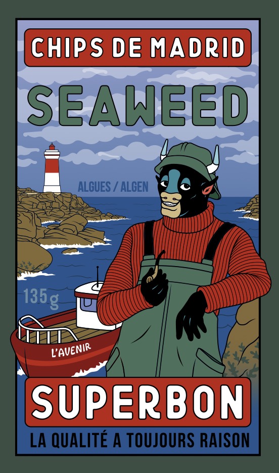 Superbon Chips Seaweed 125g (4.8oz) sharing bag