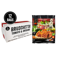 Bruschetta Tomato & Oregano bread 150g (5.3oz) big box of 12 bags