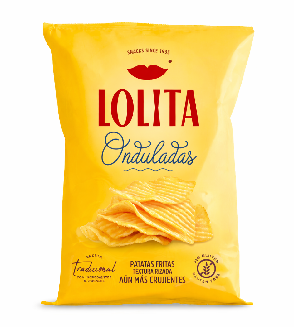 Lolita Crinkle Cut Crisps 145g Large Bag