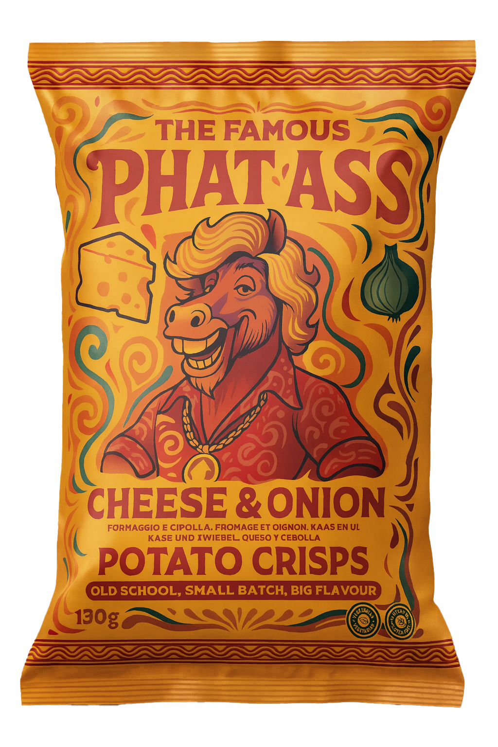 PHAT ASS CHEESE & ONION 130g