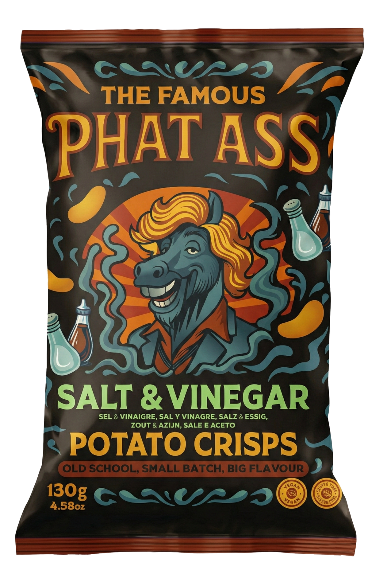 PHAT ASS SALT & MALT VINEGAR 130g