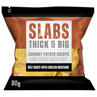 SLABS BEEF ROAST & ENGLISH MUSTARD 80g (2.8oz) big bag