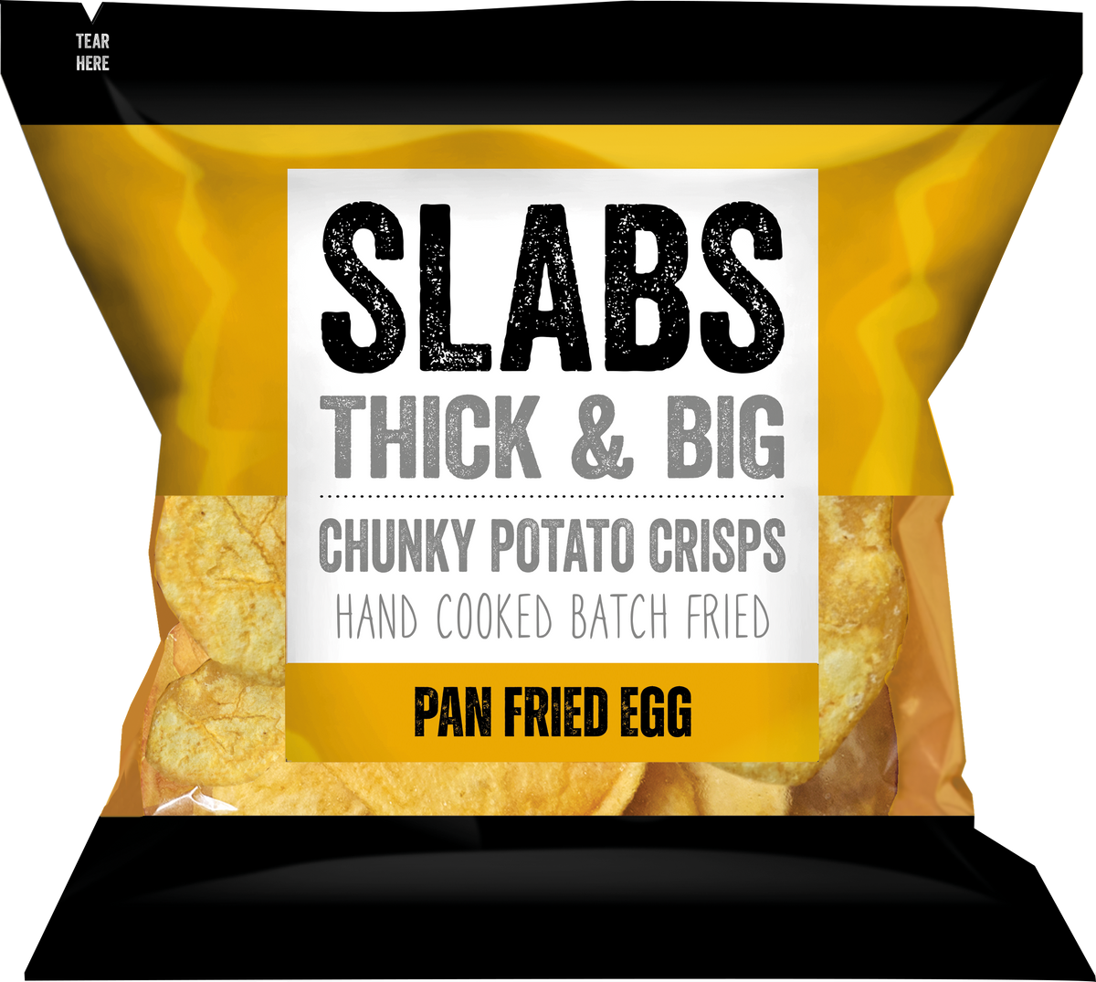 SLABS Pan Fried Egg 80g (2.8oz) box of 8 bags