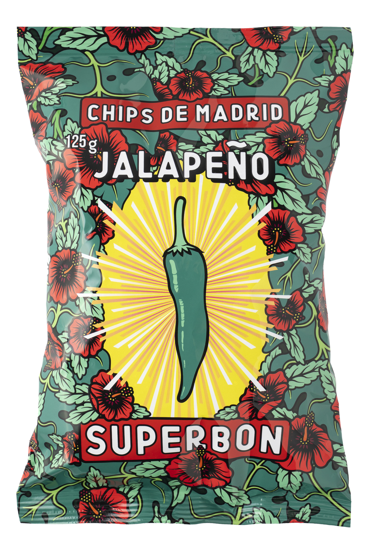 Superbon Chips Jalapeno 125g sharing bags