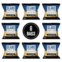 SLABS SALT & MALT VINEGAR 80g (2.8oz) box of 8 bags