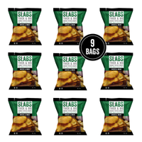 SLABS CHEESE & ONION 160g (5.6oz) mega box of 9 bags