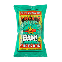 Superbon Chips Pimento 135g (4.8oz) sharing bags