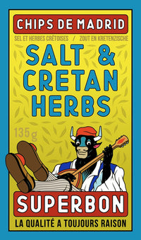 Superbon Salt & Cretan Herbs 135g (4.8oz) sharing bags